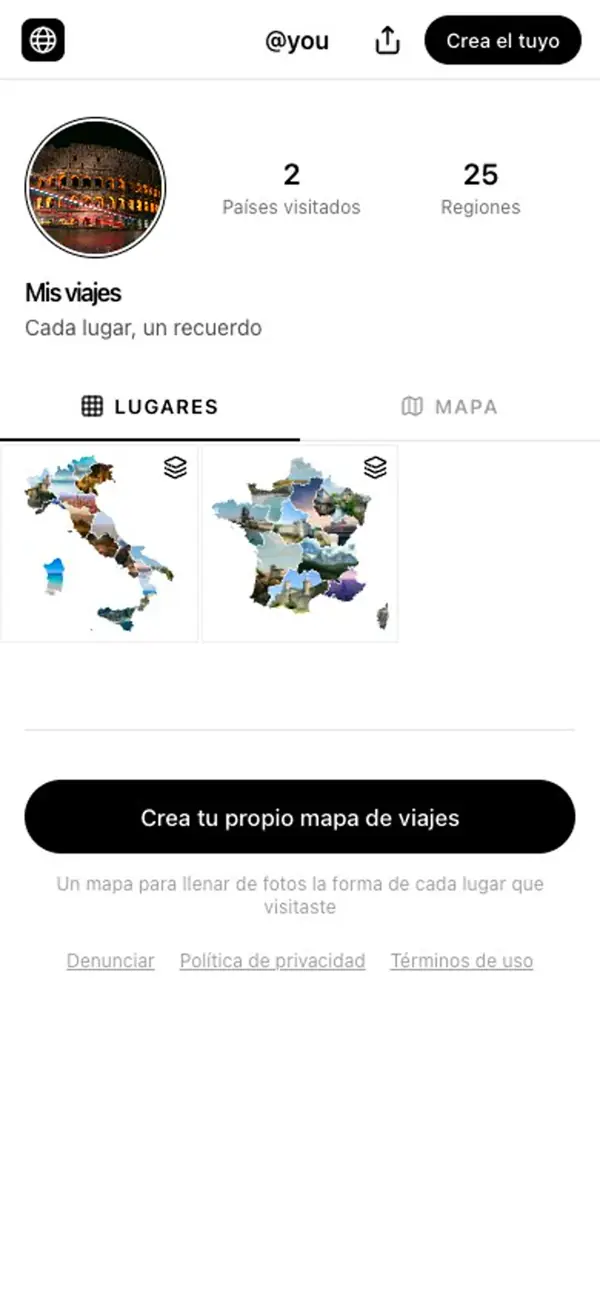 Un amigo abre el perfil, un país y sus fotos